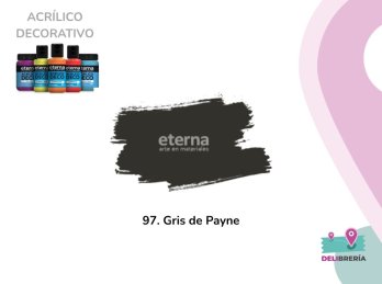 ACRILICO DECORATIVO ETERNA 50 ML 097-GRIS DE PAYNE