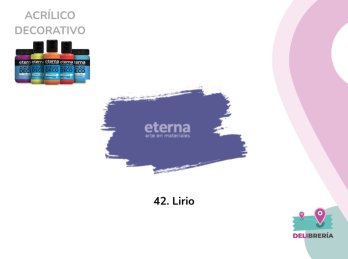 ACRILICO DECORATIVO ETERNA 250 ML 42-LIRIO