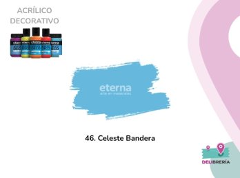 ACRILICO DECORATIVO ETERNA 250 ML CELESTE BANDERA