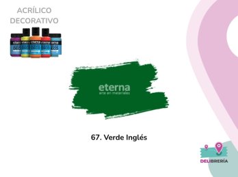 ACRILICO DECORATIVO ETERNA 250 ML 67-VERDE INGLES