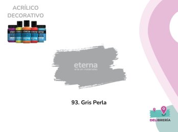 ACRILICO DECORATIVO ETERNA 250 ML 93- GRIS PERLA