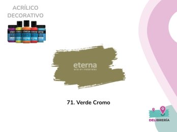 ACRILICO DECORATIVO ETERNA 250 ML 67-VERDE CROMO
