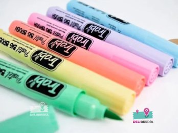 MARCADOR TRABI BIG BRUSH PASTEL BL X10 SURTIDO