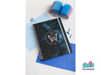 CUADERNO MI PUNTO CERO A4 BASE MARIPOSA ESOTERICA