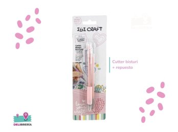 CUTTER BISTURI RETRACTIL + REPUESTO