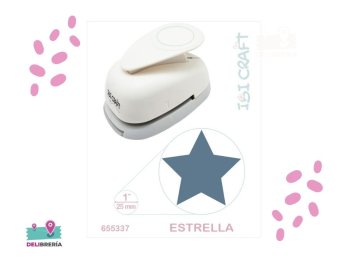 PERFORADORA ARTISTICA 25MM 1P. ESTRELLA IBICRAFT