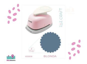 PERFORADORA ARTISTICA 75MM 3P. BLONDA IBICRAFT