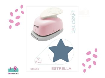 PERFORADORA ARTISTICA 75MM 3P. ESTRELLA IBICRAFT