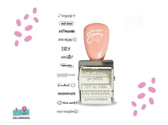SELLO STAMP SET TEACHER INGLES IBICRAFT