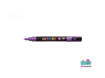 MARCADOR UNI-POSCA 3M 1,5 MM PUNTA CÓNICA VIOLETA