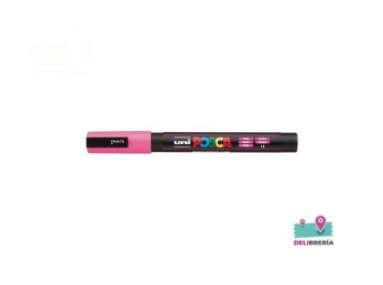 MARCADOR UNI-POSCA 3M 1,5 MM PUNTA CÓNICA ROSA