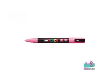 MARCADOR UNI-POSCA 3M 1,5 MM PUNTA CÓNICA ROSA
