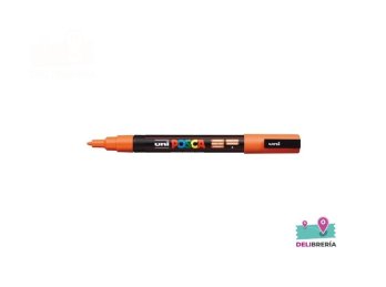 MARCADOR UNI-POSCA 3M 1,5 MM PUNTA CÓNICA NARANJA