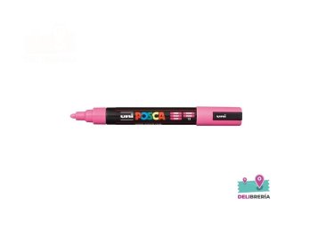 MARCADOR UNI-POSCA 5M 2,5 MM PUNTA CÓNICA ROSA