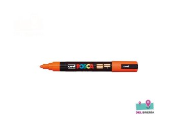MARCADOR UNI-POSCA 5M 2,5 MM PUNTA CÓNICA NARANJA