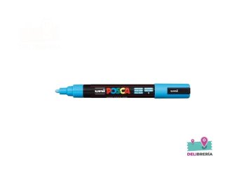 MARCADOR UNI-POSCA 5M 2,5 MM PUNTA CÓNICA PLATA