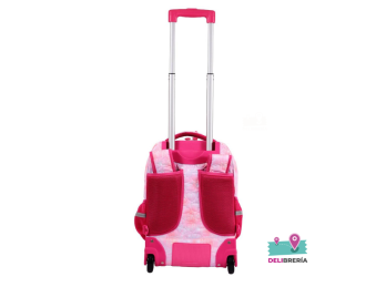 MOCHILA ELF CARRO 2 DIV ROSA 6454A