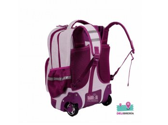 MOCHILA ELF CARRO 2 DIV VIOLETA 6456A