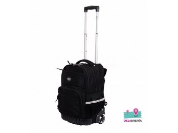 MOCHILA ELF CARRO 2 DIV NEGRA 6456