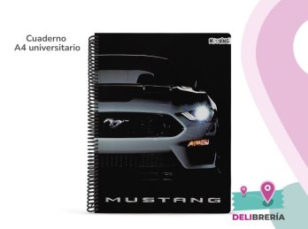 CUADERNO 29,7 MOOVING TAPA SEMIRÍGIDA D 80 HOJAS RAYADO FORD