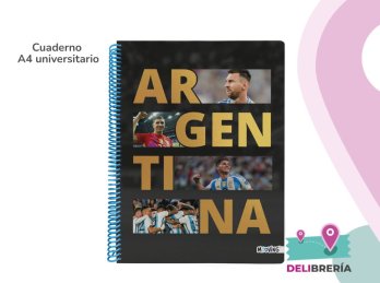 CUADERNO 29,7 MOOVING TAPA SEMIRÍGIDA D 80 HOJAS RAYADO AFA