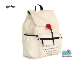 MOCHILA MOOVING HARRY POTTER LETTER ESPALDA 16