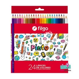 LAPICES DE COLORES FILGO PINTO X 24 LARGOS