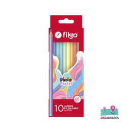 LAPICES DE COLORES FILGO PINTO PASTEL X10