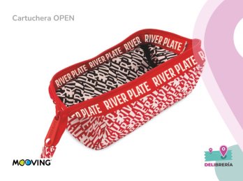 CARTUCHERA OPEN MOOVING RIVER PLATE