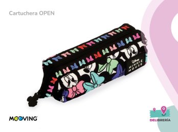 CARTUCHERA OPEN MOOVING MINNIE