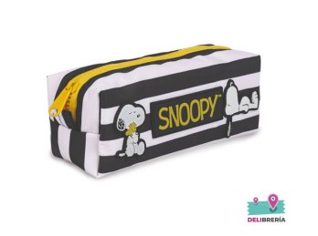 CARTUCHERA RECTANGULAR MOOVING SNOOPY