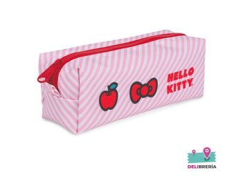 CARTUCHERA RECTANGULAR MOOVING HELLO KITTY