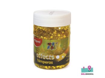 TEMPERA MAPED COLOR PEPS EFFECT X 200 GRAMOS ORO MONEDAS