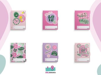 SEPARADOR MATERIA MOOVING A4 PINK