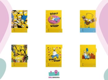 SEPARADOR MATERIA MOOVING A4 SIMPSONS