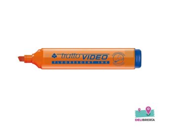 RESALTADOR TRATTO VIDEO PLANO NARANJA