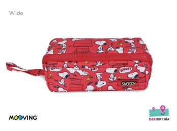 CARTUCHERA WIDE MOOVING SNOOPY