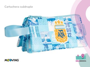 CARTUCHERA CUÁDRUPLE MOOVING AFA
