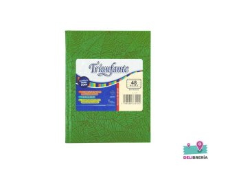 CUADERNO TRIUNFANTE 16X21 X 50 HJS VERDE