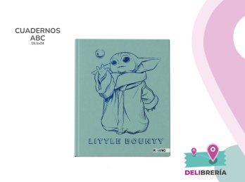 CUADERNO 19,5 X 24 MOOVING TAPA DURA 48 HS STAR WARS