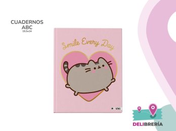 CUADERNO 19,5 X 24 MOOVING TAPA DURA 48 HS PUSHEEN