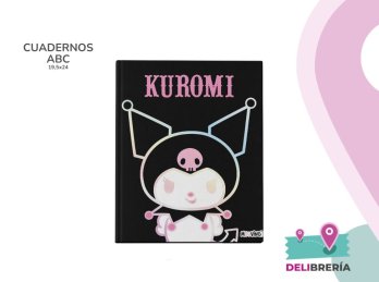 CUADERNO 19,5 X 24 MOOVING TAPA DURA 48 HS KUROMI