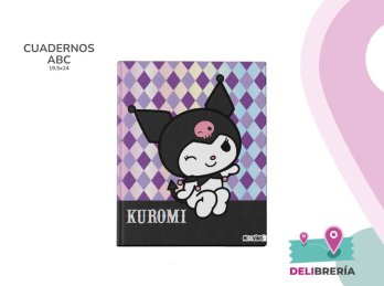 CUADERNO 19,5 X 24 MOOVING TAPA DURA 48 HS KUROMI