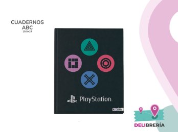 CUADERNO 19,5 X 24 MOOVING TAPA DURA 48 HS PLAYSTATION