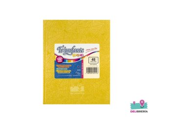 CUADERNO TRIUNFANTE 123 19X24 T/D X 50 HJS RAYADO AMARILLO